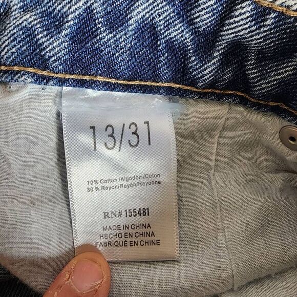 Simple Society Women's Jeans Rhinestone ankle cuffs size 13/31 - Picture 8 of 8